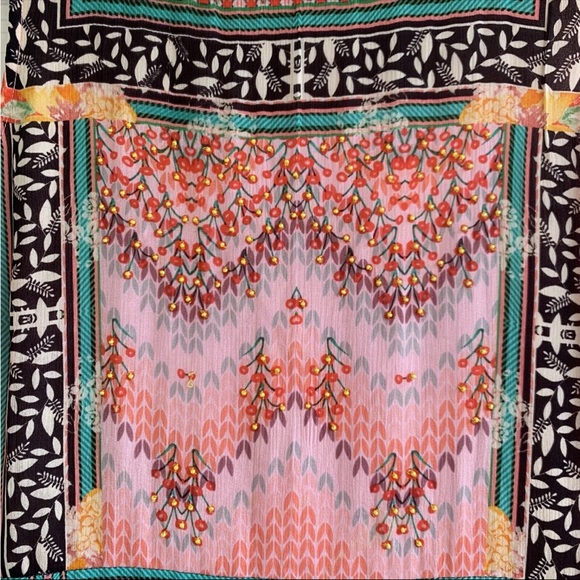 NWT Anthropologie Bhanuni Alessandra Maxi Dress size 0 Sleeveless Floral Lined - Picture 5 of 15